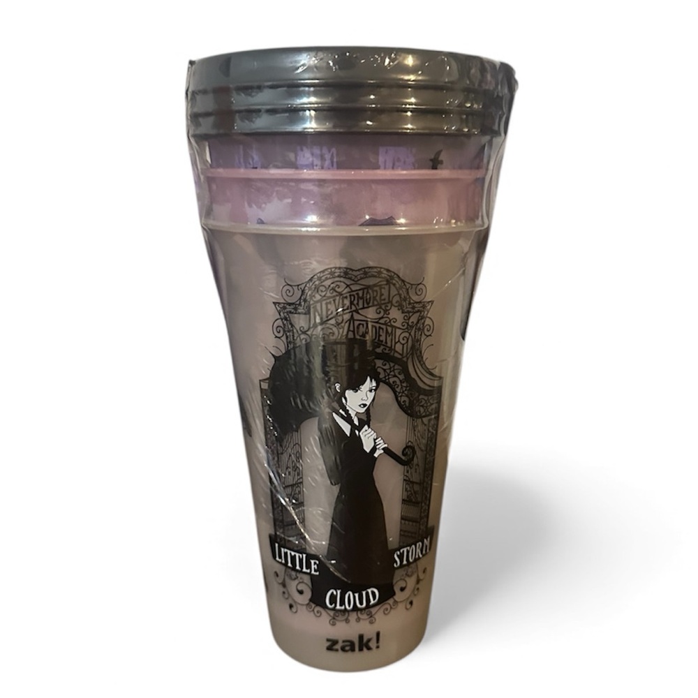 Zak! Wednesday Little Cloud Storm Glow In The Dark Tumbler Set